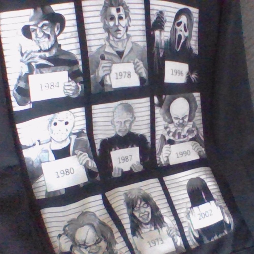 crew neck (long sleeve) scary AKA (halloween theme ig)